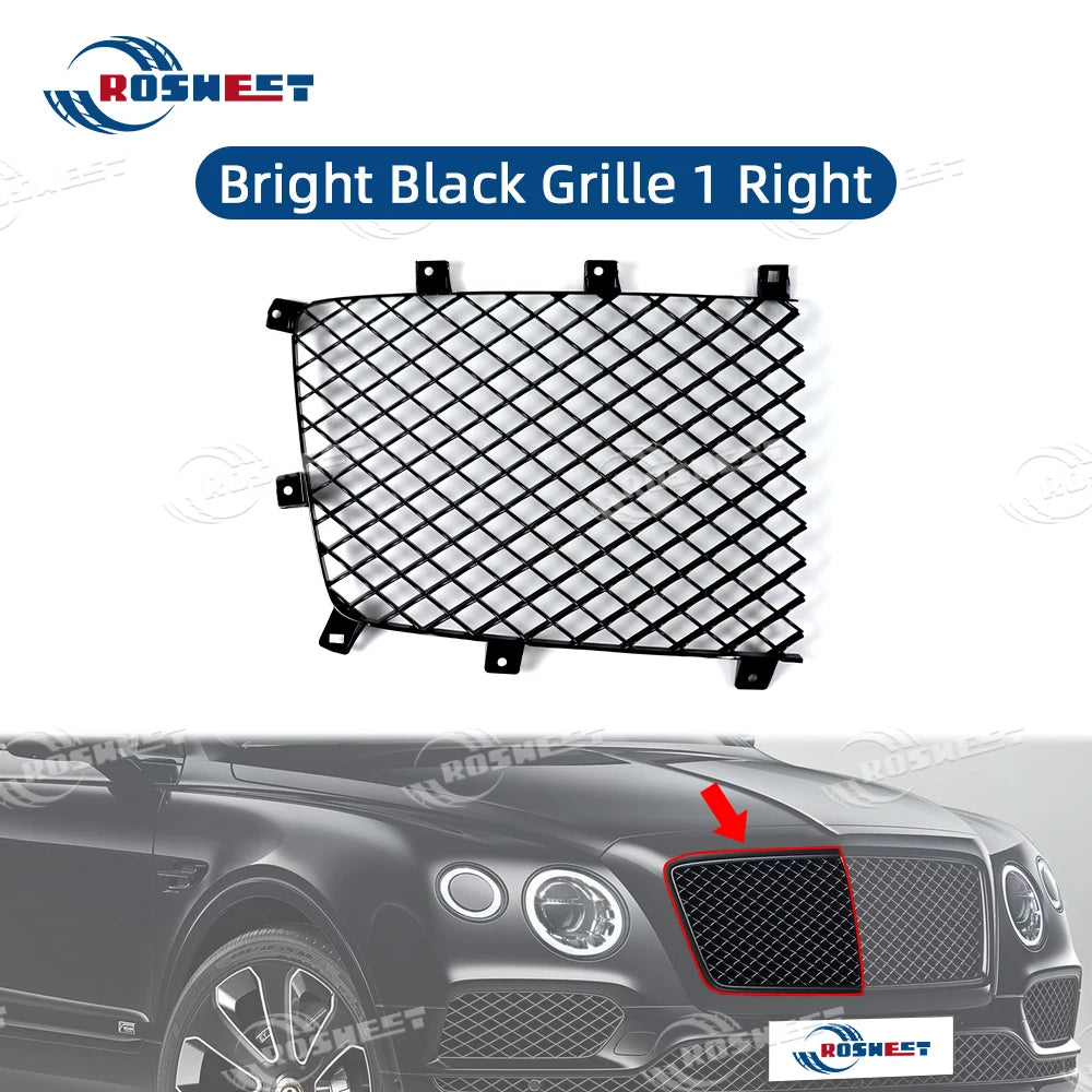 Bright Black ABS Grille 36A853684 for 15-19 Bentayga Only 1 Right – Car Accessories | MotorWorld Marketplace