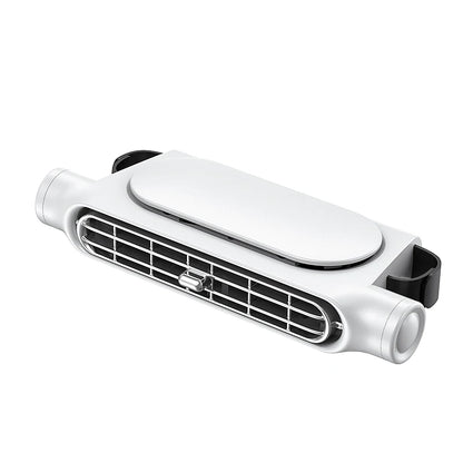 USB Car Seat Cooling Fan – Efficient Rear Backrest AC WHITE – Car Accessories | MotorWorld Marketplace