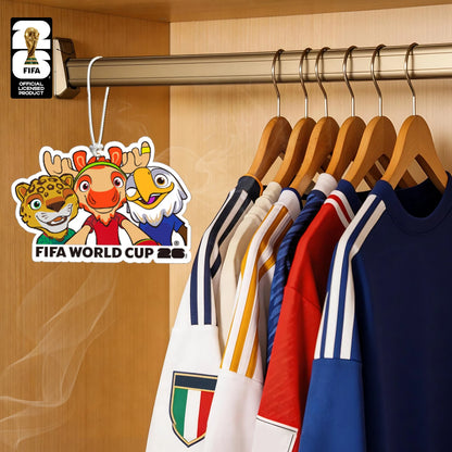 FIFA World Cup 2026 Official 3 Pack Car Air Freshener with Trophy Mascot & Host City Design, Long Lasting Scent for Car & Home – Car Accessories | MotorWorld Marketplace