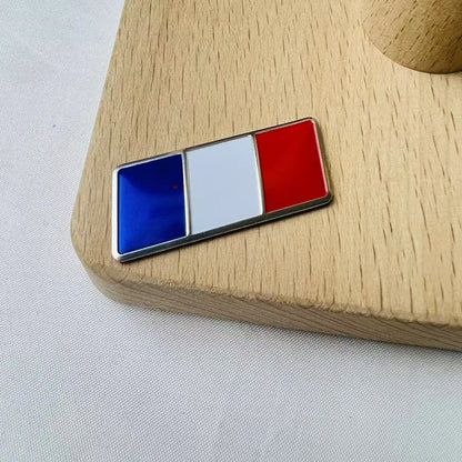 Alloy Flag Emblem Sticker for BMW Audi Toyota MG – Pro Decor faguo B-xiaolintie – Car Accessories | MotorWorld Marketplace