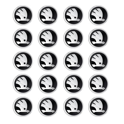 Metal Key Emblem Sticker for Skoda Models