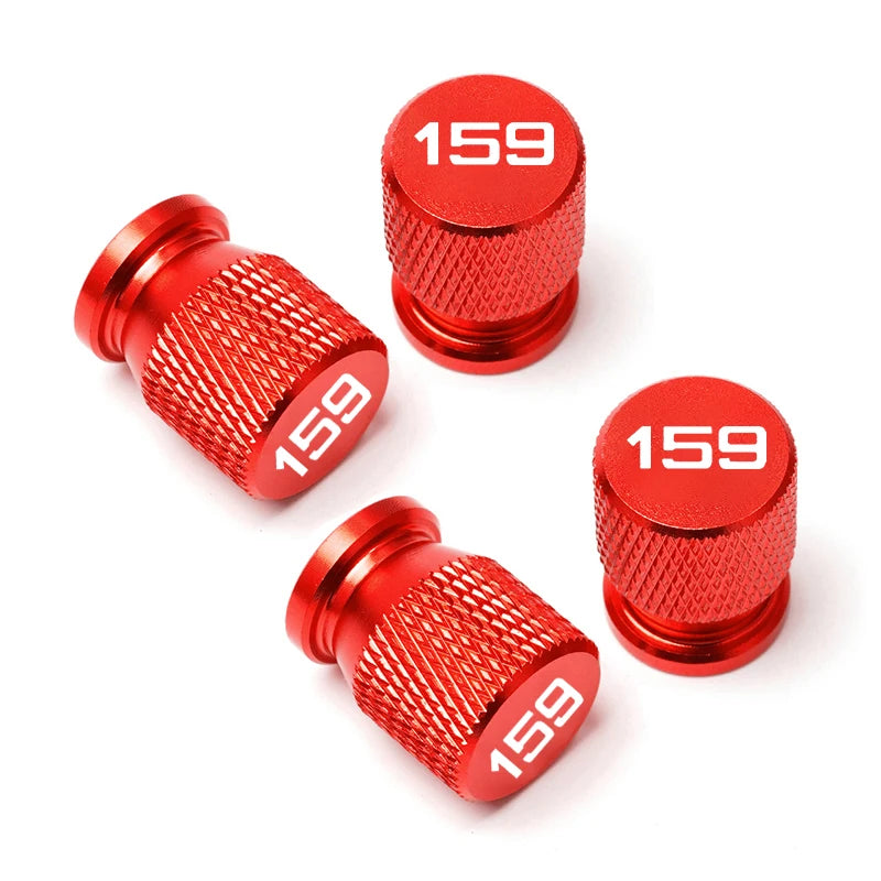 Alfa Romeo 159 Tire Valve Caps Waterproof Logo Stem Covers