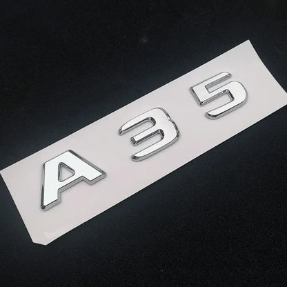 ABS Chrome Trunk Emblem for Mercedes A35 A45 AMG W177/W176