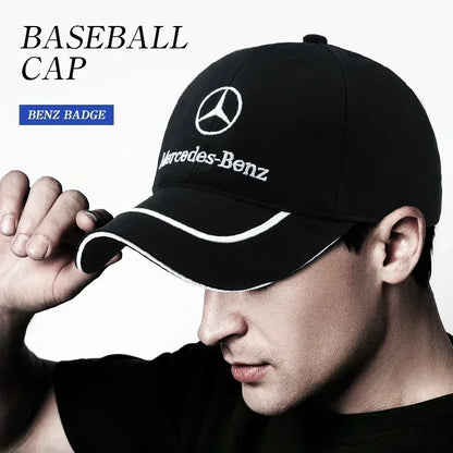 Mercedes-Benz Embroidered Snapback Cap – Adjustable Pro Hat