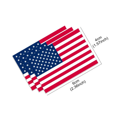 USA Flag Vinyl Car Decal – Custom Door & Window Sticker