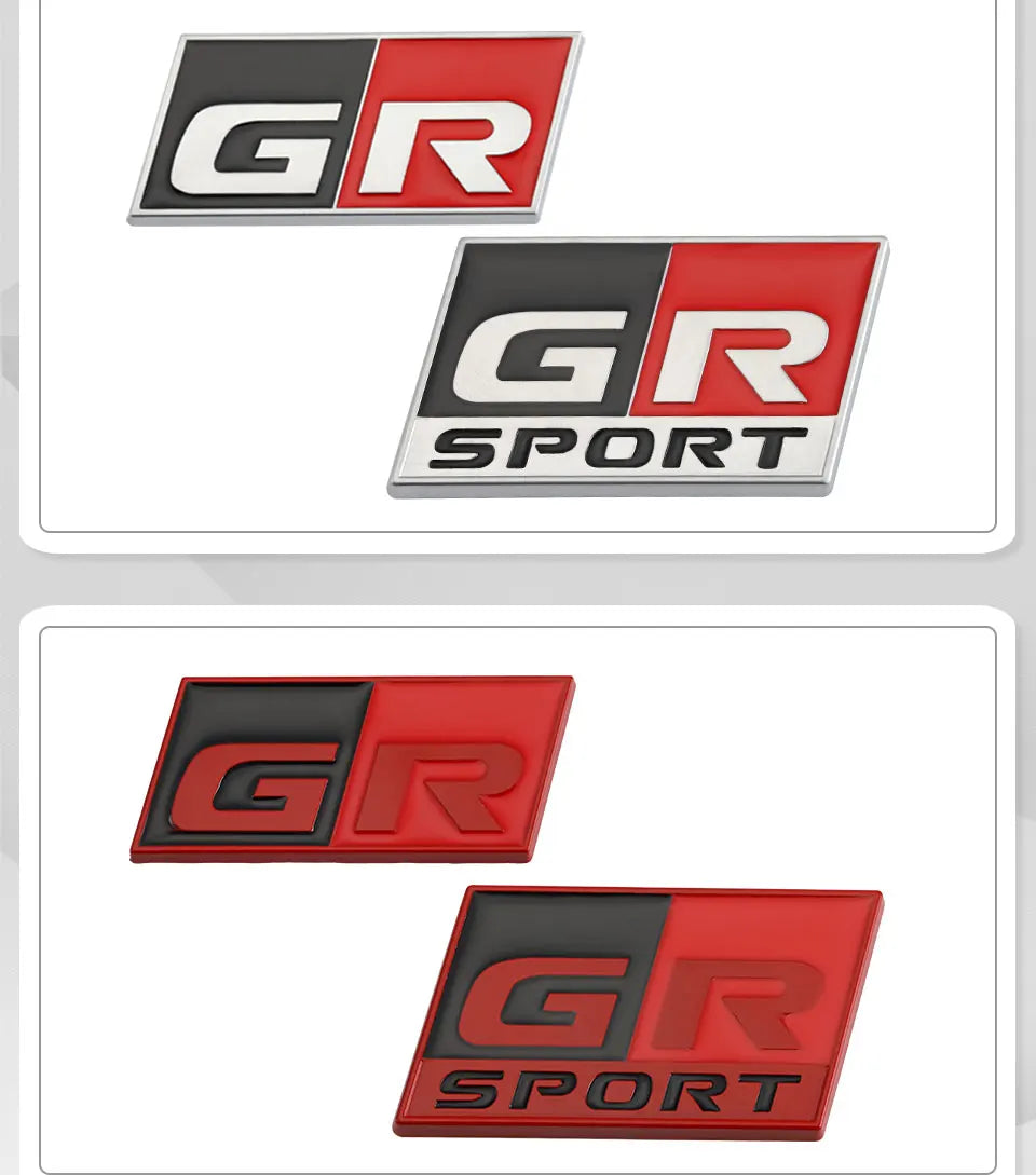 GR Sport Hood Grille Emblem Badge for Toyota/Lexus