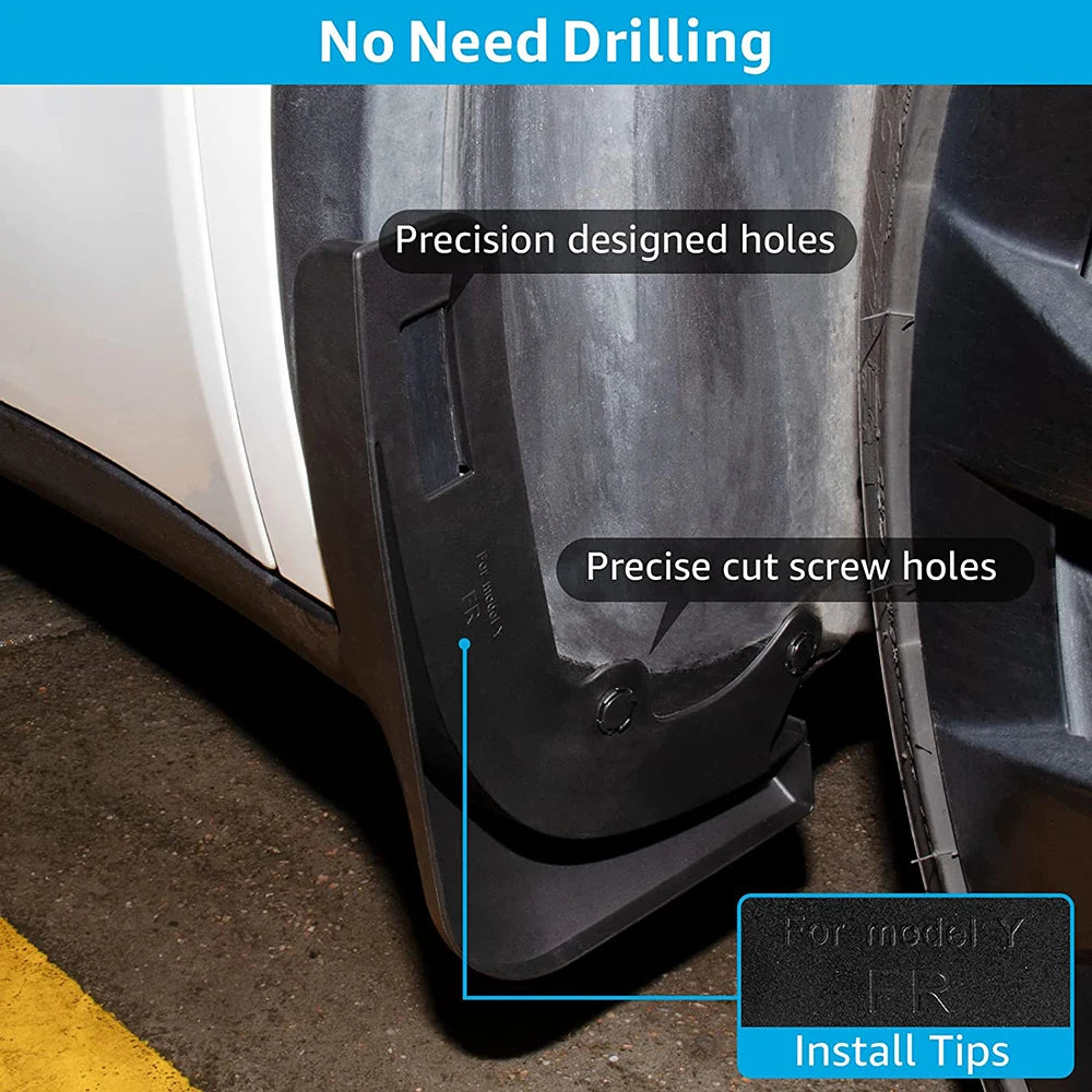 Tesla Model Y Mud Flaps set 2020-2025