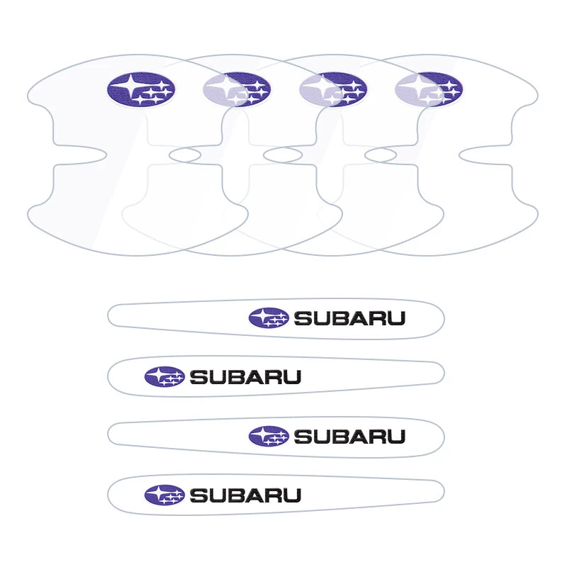 (NOT SOLD TO EUROPE) Subaru STI Door Bowl Handle Decal PVC Sticker Set 8Pcs PVC Subaru – Car Accessories | MotorWorld Marketplace