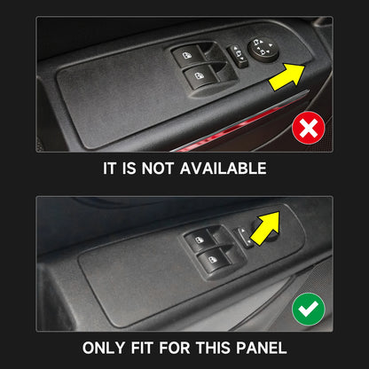 (NOT SOLD TO USA) Fiat Grande Punto 199 Carbon Fiber Window Switch Panel Trim – Car Accessories | MotorWorld Marketplace