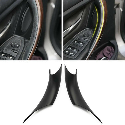 Paire de couvre-poignées de porte noirs pour BMW Série 3 et 4 F30 et F35 (2012-2018)