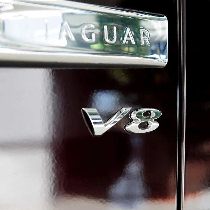 Jaguar V6 3.0 V8 5.0 Fender Emblem Badge Trunk Decal