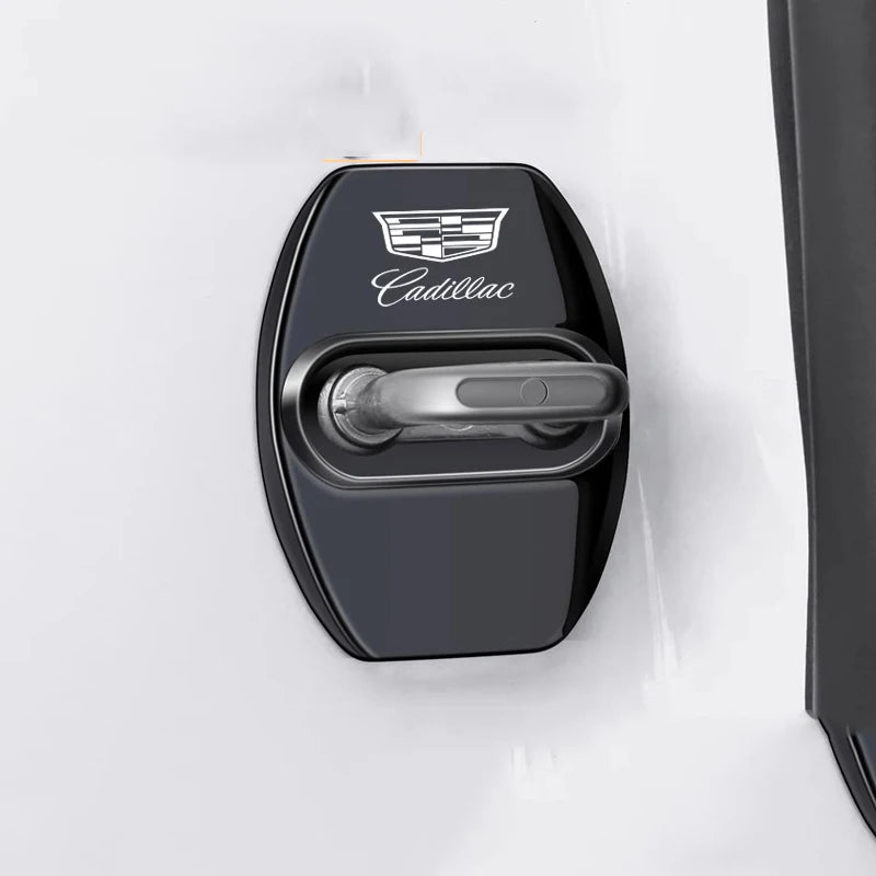 (NOT SOLD TO USA) 4pcs Door Lock Cover Stickers for Cadillac CTS ATS Escalade – Car Accessories | MotorWorld Marketplace