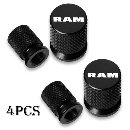RAM SRT 1500-3500 Valve Stem Caps Set - Waterproof, Pro Quality