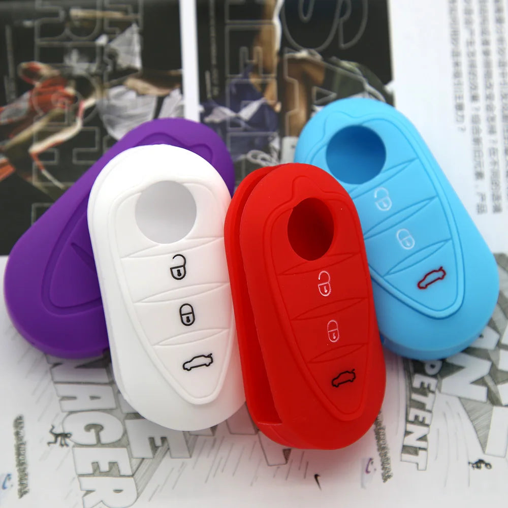 Premium Silicone Key Cover for Alfa Romeo Giulietta/Mito/4C – Car Accessories | MotorWorld Marketplace