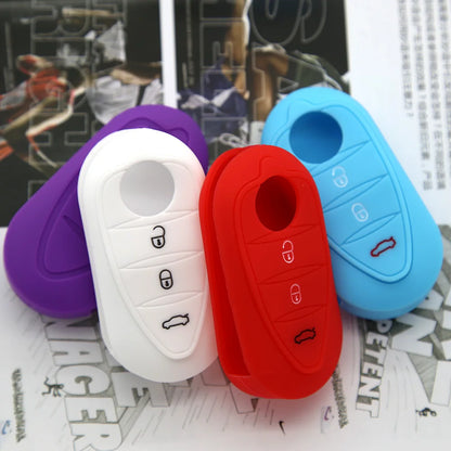 Premium Silicone Key Cover for Alfa Romeo Giulietta/Mito/4C – Car Accessories | MotorWorld Marketplace