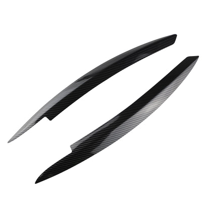 2Pcs Headlight Eyebrow Trim for VW Golf 2008-2013