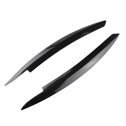 2Pcs Headlight Eyebrow Trim for VW Golf 2008-2013