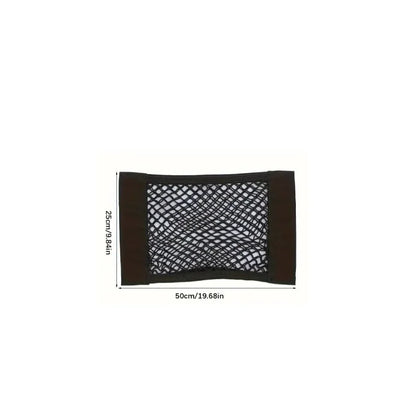 Filet de rangement universel à double maille pour coffre de voiture et filet coupe-feu