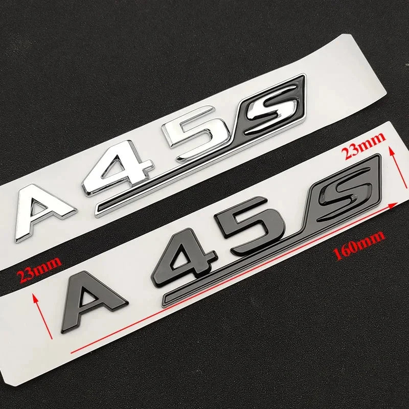 ABS Chrome Trunk Emblem for Mercedes A35 A45 AMG W177/W176