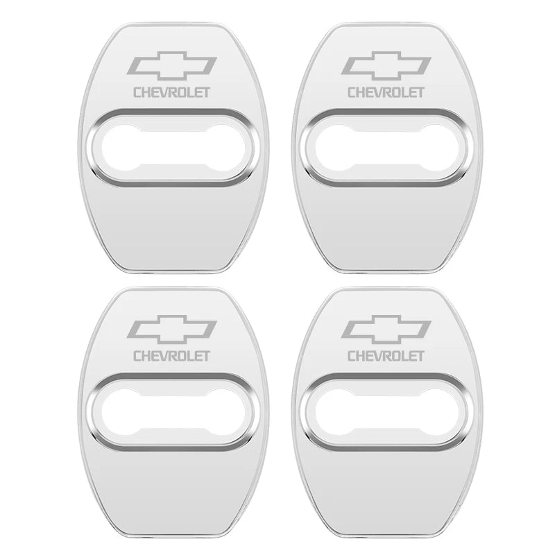 4PCS Door Lock Buckle Covers for Chevrolet, Durable Protection