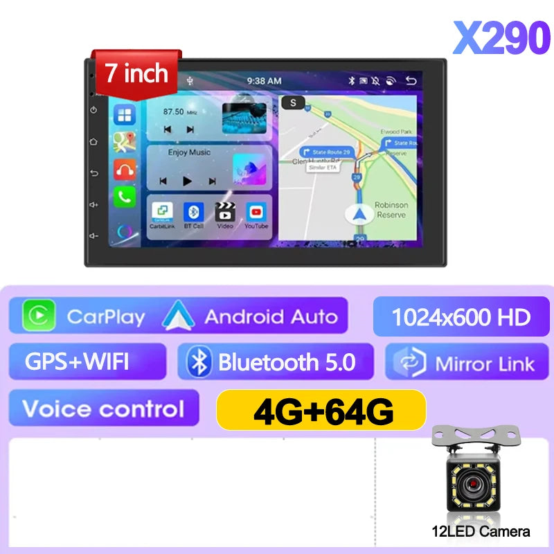 Universal 2 Din Android 13 Car Radio 7/9/10" 64G GPS BT 7-4G 64G CarPlay-CAM China Mainland – Car Accessories | MotorWorld Marketplace