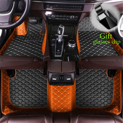 Custom Floor Mats for Ferrari 458 Italia/Spider 2009–2015 black orange China Mainland – Car Accessories | MotorWorld Marketplace