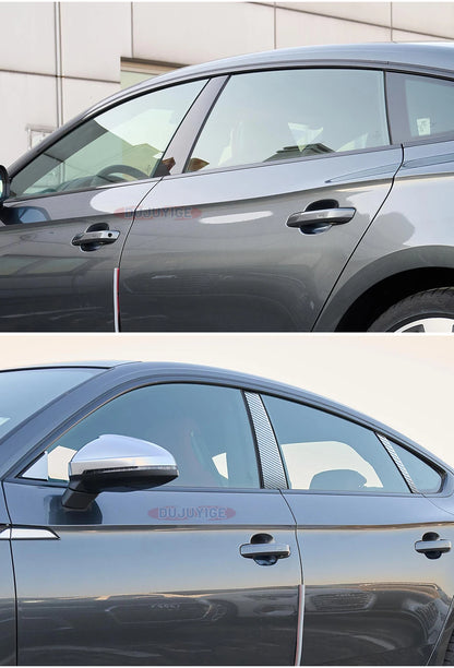 Garniture de montant avant en fibre de carbone pour Chrysler 300C 2004-2010