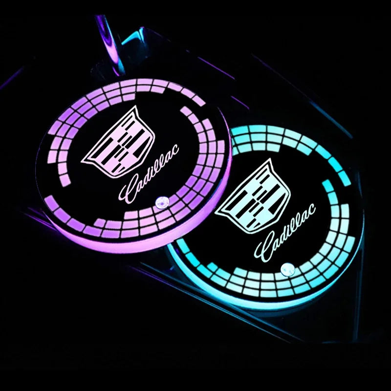 (NOT SOLD TO USA) LED Smart Coaster Light for Cadillac ATS CT5 XT6 XTS SRX – Car Accessories | MotorWorld Marketplace