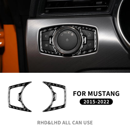 Real Carbon Fiber Interior Trim for Ford Mustang 2015-2023 06 Soft Carbon – Car Accessories | MotorWorld Marketplace