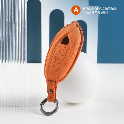 Premium Suede Key Case for Lamborghini Urus & Revuelto