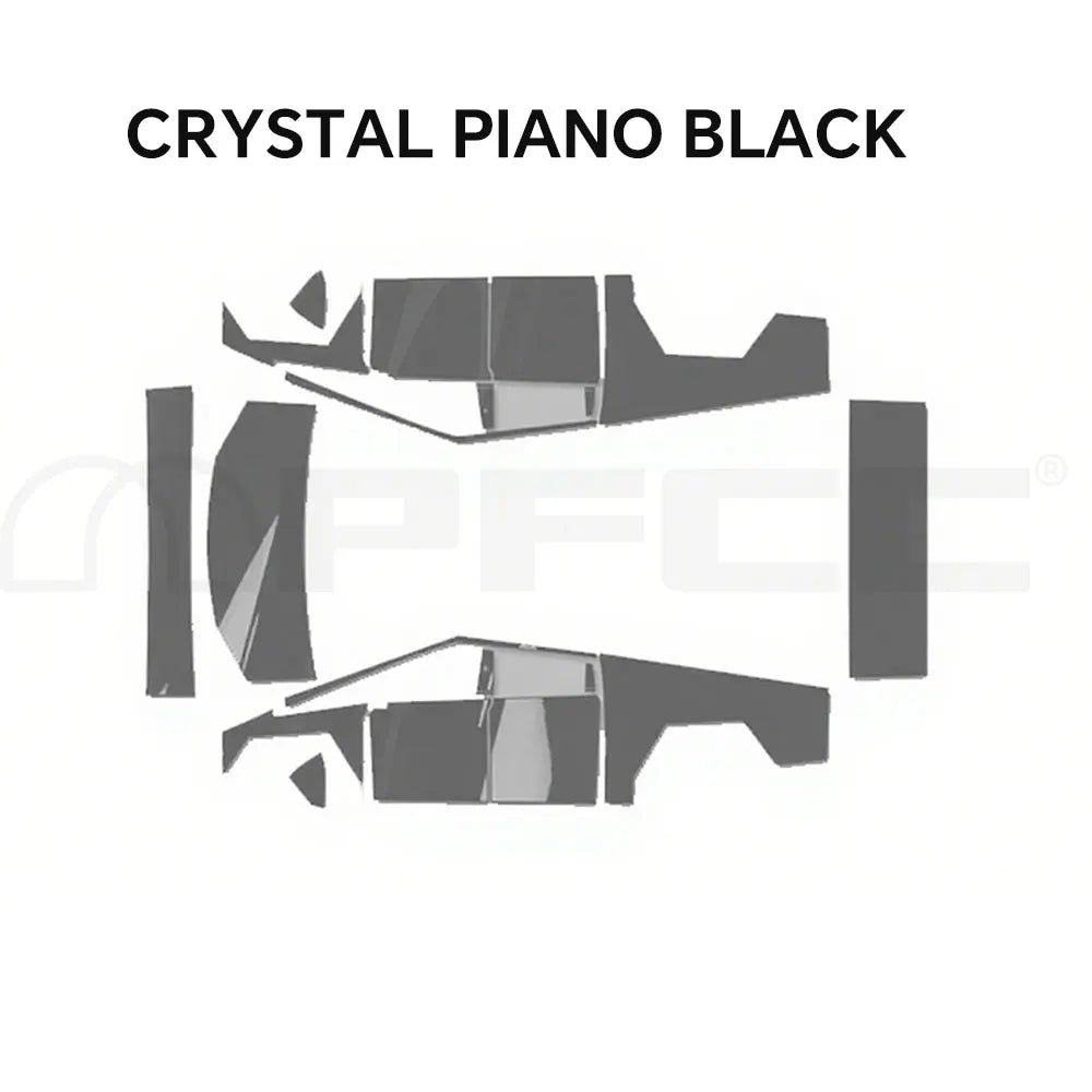 Tesla Cybertruck 2024 Pre-Cut Color Changing Vinyl Film Crystal Piano Black – Car Accessories | MotorWorld Marketplace