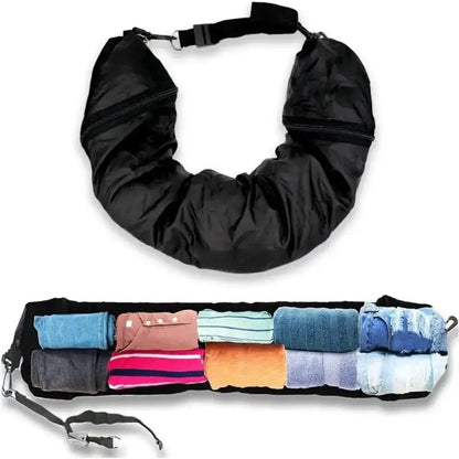 Organisateur de taie d'oreiller de voyage remplissable - Support de cou pour les professionnels