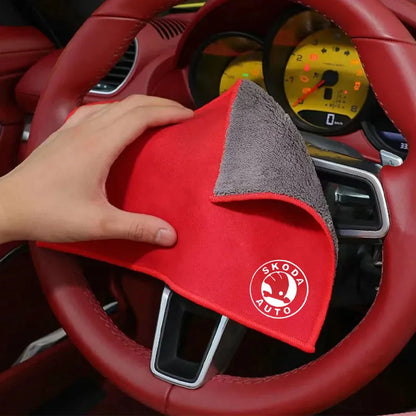 Premium Microfiber Towel for Skoda