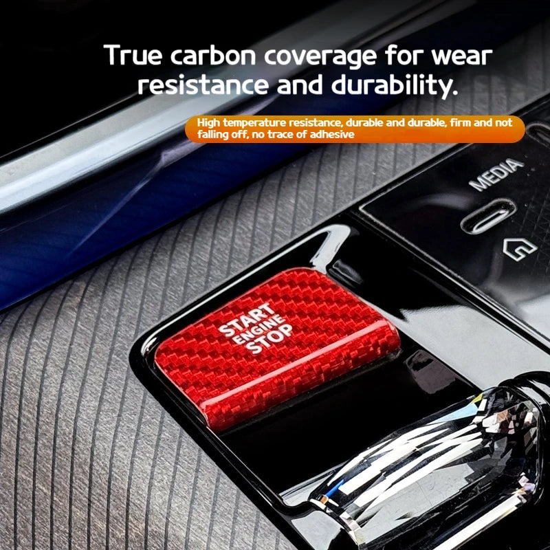 BMW G45/G60/G70 2023-26 Carbon Start Button Cover Decor – Car Accessories | MotorWorld Marketplace