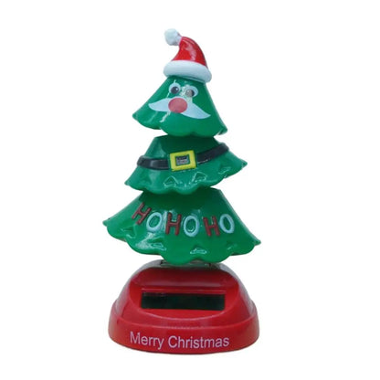 New 2025-2026 Solar Dancing Christmas Tree Car Ornament