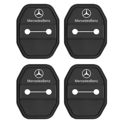 2/4pcs Silicone Door Lock Cover for Mercedes-Benz