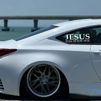 Jesus The Way Truth Life Vinyl Decal – Pro Car Sticker