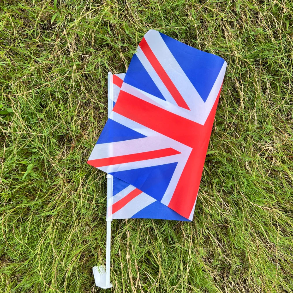 30x45cm UK Car Flag – Durable British Window Banner GB