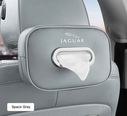 Premium Leather Tissue Holder for Jaguar