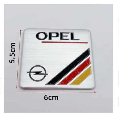 Opel Aluminum Badge Decal – Pro Auto Accessory