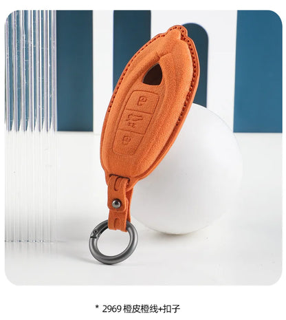 Premium Suede Key Case for Lamborghini Urus & Revuelto