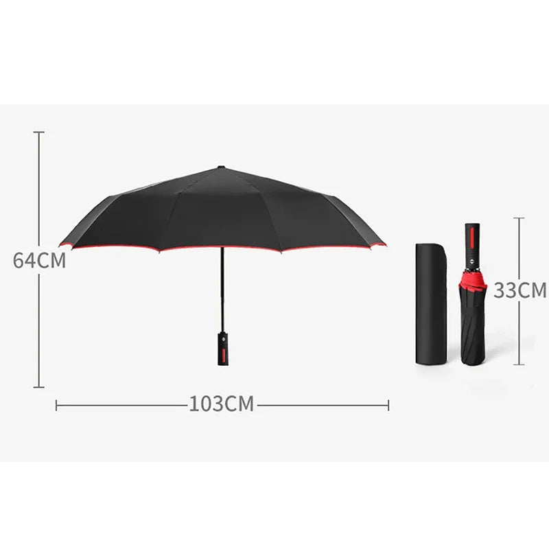 Mercedes-Benz Windproof Rain Sunshade Foldable Umbrella