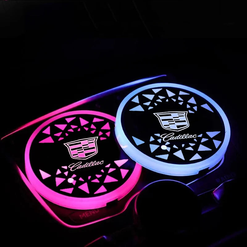 (NOT SOLD TO USA) LED Smart Coaster Light for Cadillac ATS CT5 XT6 XTS SRX – Car Accessories | MotorWorld Marketplace