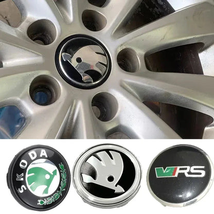 Skoda Wheel Center Hub Caps Logo – All Models