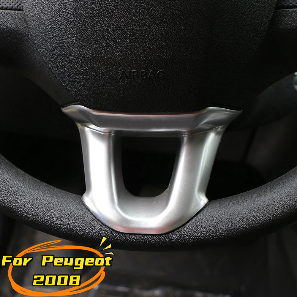 Premium ABS Steering Wheel Trim for Peugeot 2008/208