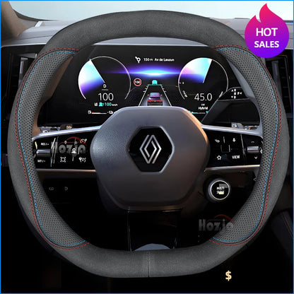 Premium Leather Steering Cover for Renault Austral 2022-2024