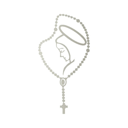 Rosary Virgin Mary Fatima Vinyl Decal – Pro Auto Sticker