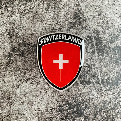 3D Reflective National Flag Sticker Motorcycle Parts Car Decal Korea France Russia Spain Brazil Chile ukraine British Italy USA SWITZERLAND – Car Accessories | MotorWorld Marketplace