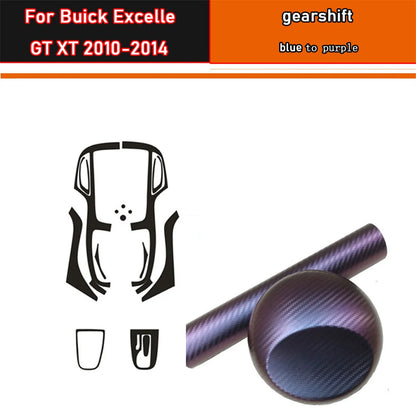 Film de protection en fibre de carbone pour panneau de vitesses Buick Excelle GT XT 10-14
