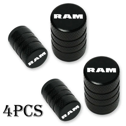 RAM SRT 1500-3500 Valve Stem Caps Set - Waterproof, Pro Quality